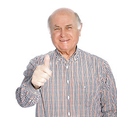 Image showing Smiling senior man