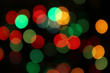 Image showing Color unfocused lights