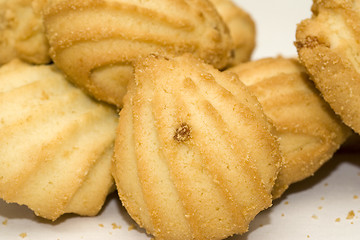 Image showing Close up of delicious biscuits