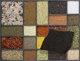 Image showing various spices