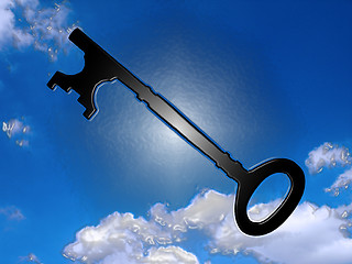 Image showing Abstract of a house key