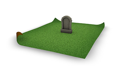 Image showing gravestone