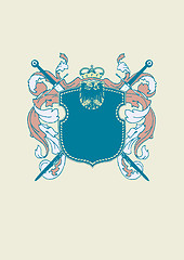 Image showing  heraldic shield