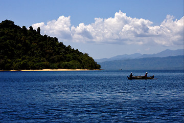 Image showing   froth lagoon and coastline