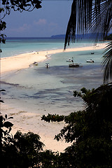 Image showing isthmus isle in madagascar nosy be