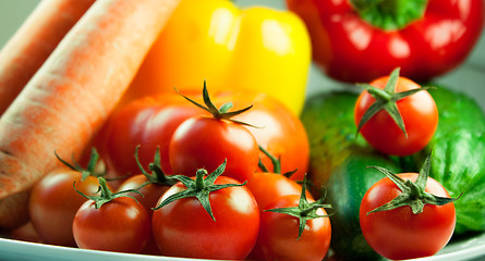 Image showing set of fresh vegetables