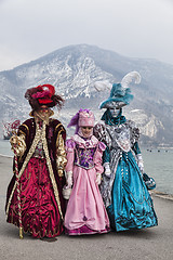 Image showing Disguised People in Annecy