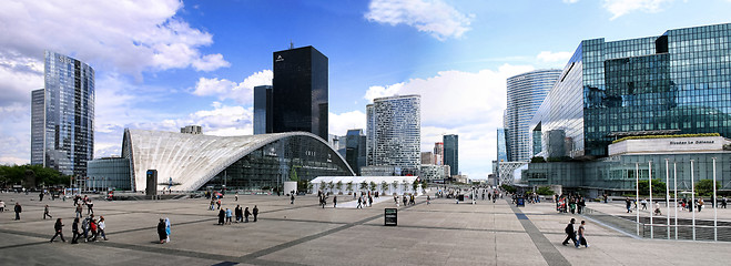 Image showing PARIS - May 8: Panorama of Skyscrapers in business district of D