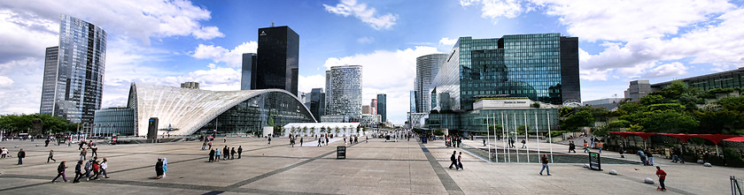 Image showing PARIS - May 8: Panorama of Skyscrapers in business district of D