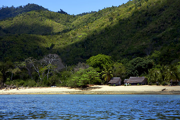 Image showing house hill navigable   lagoon 