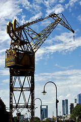 Image showing  crane in     buenos aires