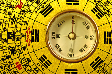 Image showing Chinese Feng Shui compass 