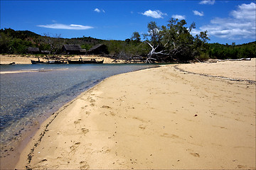 Image showing house cabin  river  in madagascar nosy be