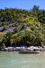 Image showing  lagoon hill navigable   and coastline