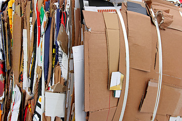 Image showing Background of Paperboard for Recycling