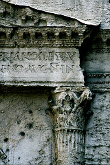 Image showing verona  gate  in the old church 