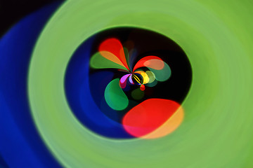 Image showing Abstract color shapes background