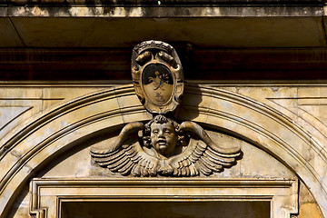 Image showing  statue of angel   in  napoli italy 