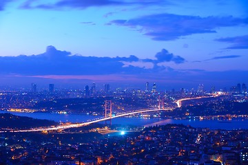 Image showing Istanbul Turkey Bosporus Bridge