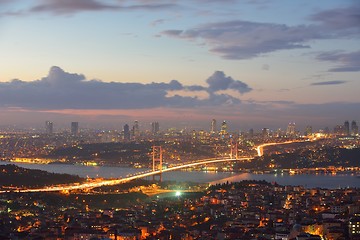 Image showing Istanbul Turkey Bosporus Bridge