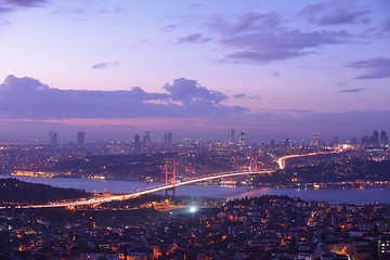 Image showing Istanbul Turkey Bosporus Bridge