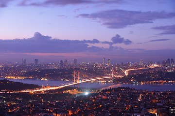 Image showing Istanbul Turkey Bosporus Bridge