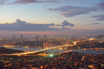 Image showing Istanbul Turkey Bosporus Bridge