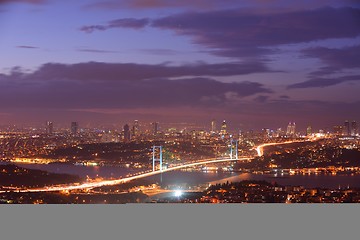 Image showing Istanbul Turkey Bosporus Bridge