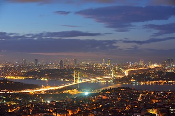 Image showing Istanbul Turkey Bosporus Bridge