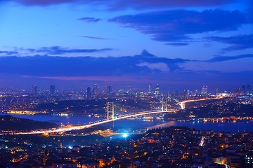 Image showing Istanbul Turkey Bosporus Bridge