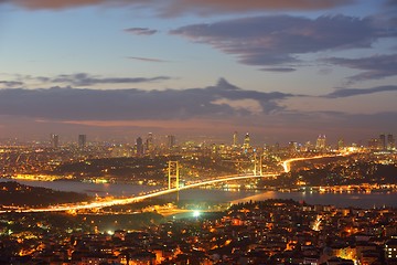 Image showing Istanbul Turkey Bosporus Bridge