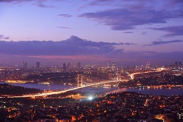 Image showing Istanbul Turkey Bosporus Bridge