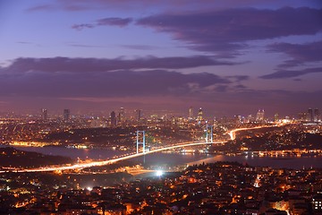 Image showing Istanbul Turkey Bosporus Bridge