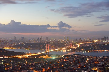 Image showing Istanbul Turkey Bosporus Bridge