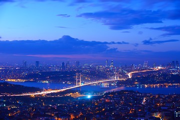 Image showing Istanbul Turkey Bosporus Bridge