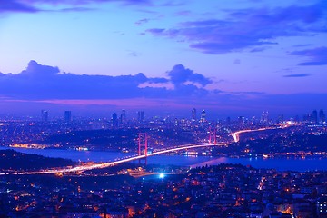 Image showing Istanbul Turkey Bosporus Bridge