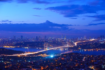 Image showing Istanbul Turkey Bosporus Bridge