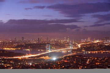 Image showing Istanbul Turkey Bosporus Bridge