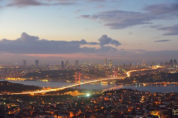 Image showing Istanbul Turkey Bosporus Bridge