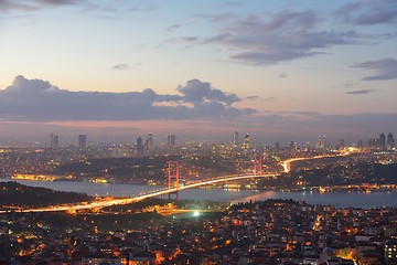 Image showing Istanbul Turkey Bosporus Bridge