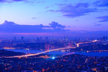 Image showing Istanbul Turkey Bosporus Bridge