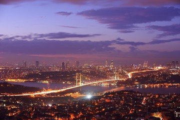 Image showing Istanbul Turkey Bosporus Bridge