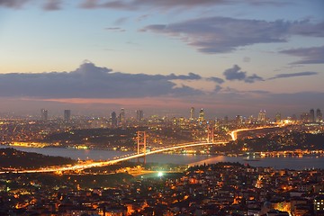 Image showing Istanbul Turkey Bosporus Bridge