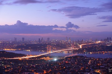 Image showing Istanbul Turkey Bosporus Bridge