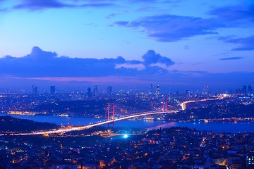 Image showing Istanbul Turkey Bosporus Bridge