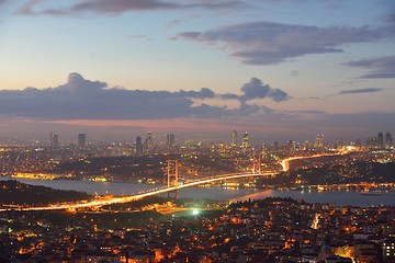 Image showing Istanbul Turkey Bosporus Bridge