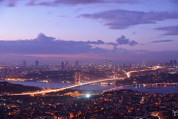 Image showing Istanbul Turkey Bosporus Bridge