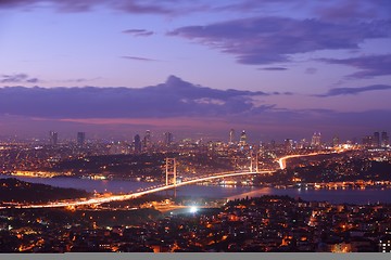 Image showing Istanbul Turkey Bosporus Bridge