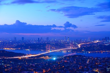 Image showing Istanbul Turkey Bosporus Bridge