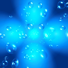 Image showing Abstract bubbles background